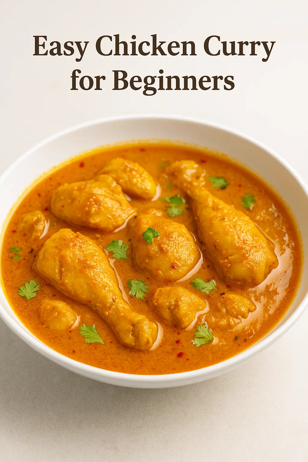 Easy Chicken Curry Recipe for Beginners