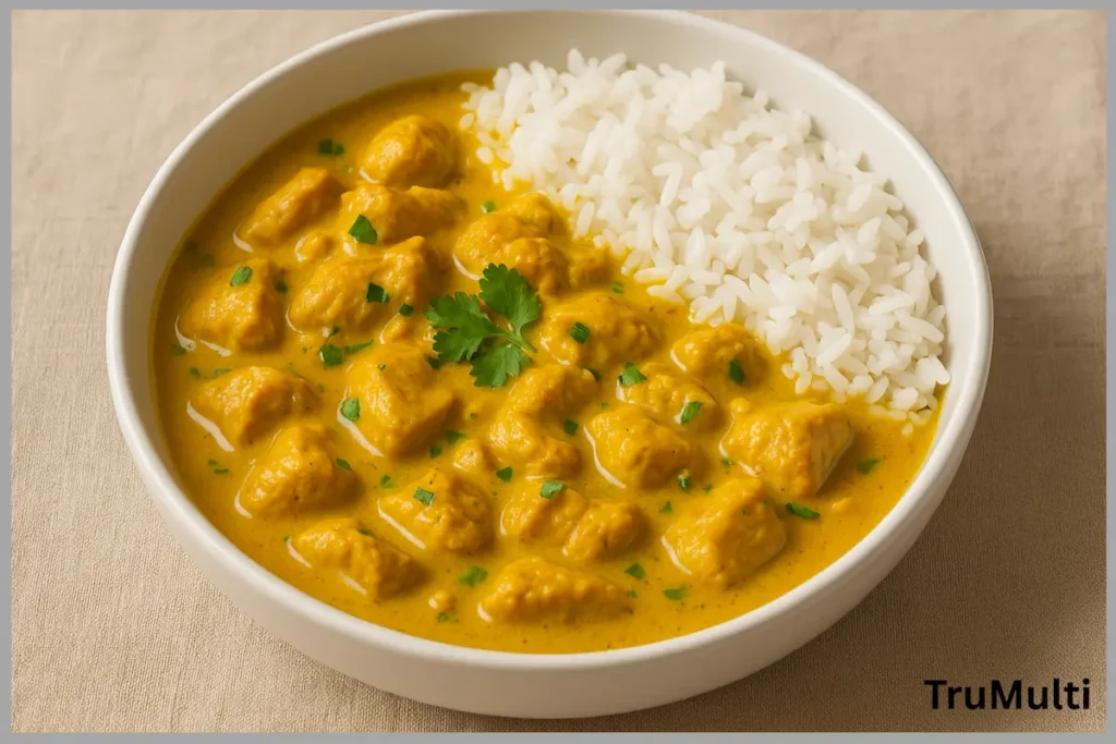 easy chicken curry with coconut milk